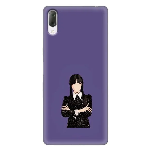 Чехол с принтом «Уэнздей в черном» для Sony Xperia L3 Чехол с принтом «Уэнздей в черном» для Sony Xperia L3