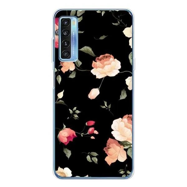 Чехол с принтом «Розочки» для TCL 20L Plus