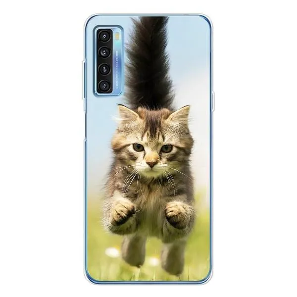 Чехол с принтом «Прыжок кота» для TCL 20L Plus Чехол с принтом «Прыжок кота» для TCL 20L Plus