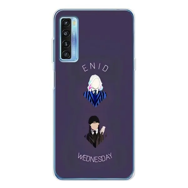 Чехол с принтом «Уэнздей и подруга» для TCL 20L Plus