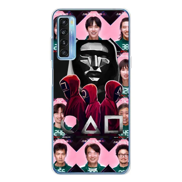 Чехол с принтом «Участники Игра кальмара» для TCL 20L Plus Чехол с принтом «Участники Игра кальмара» для TCL 20L Plus