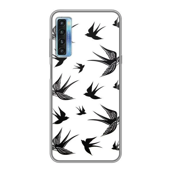 Чехол с принтом «Ласточки» для TCL 20L