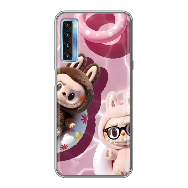 Чехол с принтом «Игрушка Лабубу» для TCL 20L