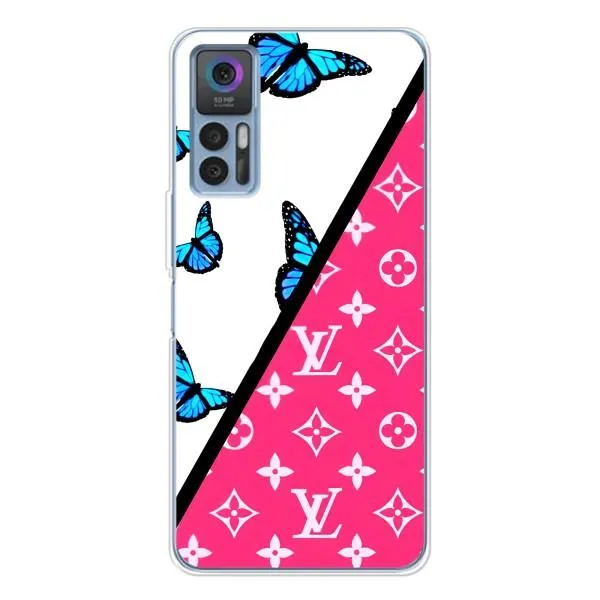 Чохол з принтом «Мода LV» для TCL 30 Plus