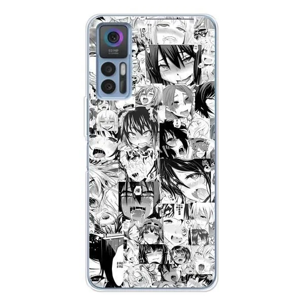 Чехол с принтом «Ahegao manga» для TCL 30 Plus