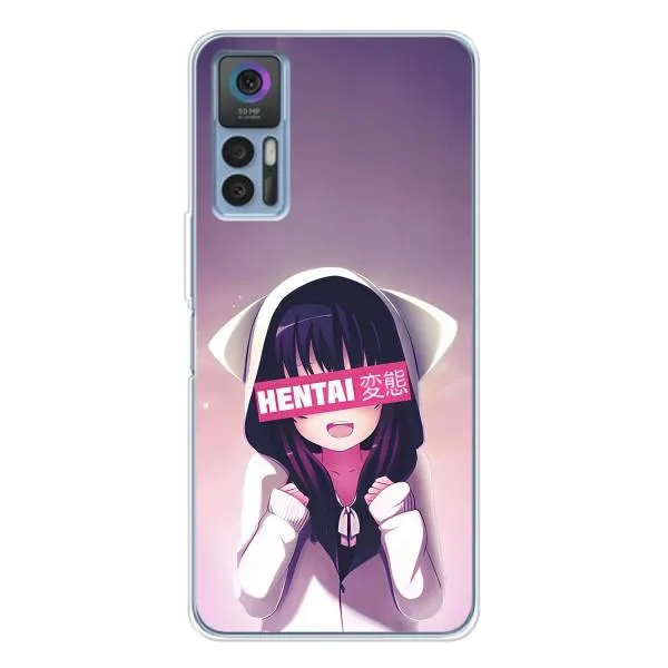 Чехол с принтом «Hentai chan» для TCL 30 Plus