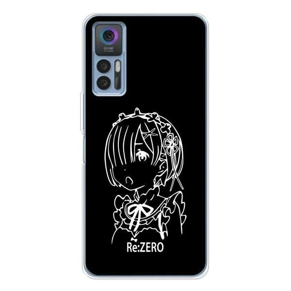 Чехол с принтом «Re: Zero» для TCL 30 Plus