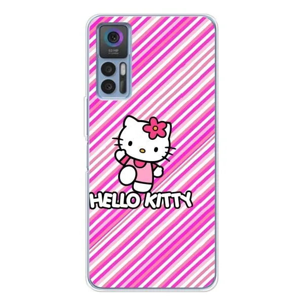 Чехол с принтом «Hello Kytty» для TCL 30 Plus Чехол с принтом «Hello Kytty» для TCL 30 Plus
