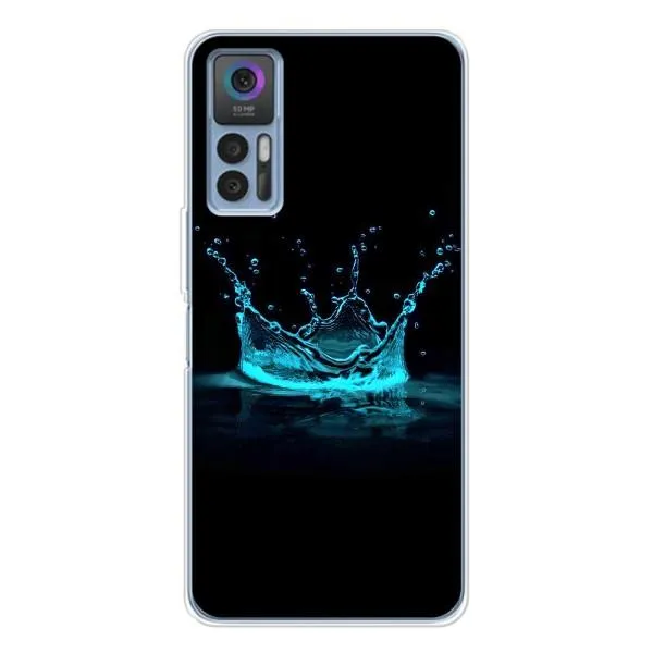 Чехол с принтом «Капля короны» для TCL 30 Plus