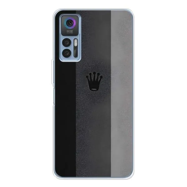 Чехол с принтом «Коронка» для TCL 30 Plus