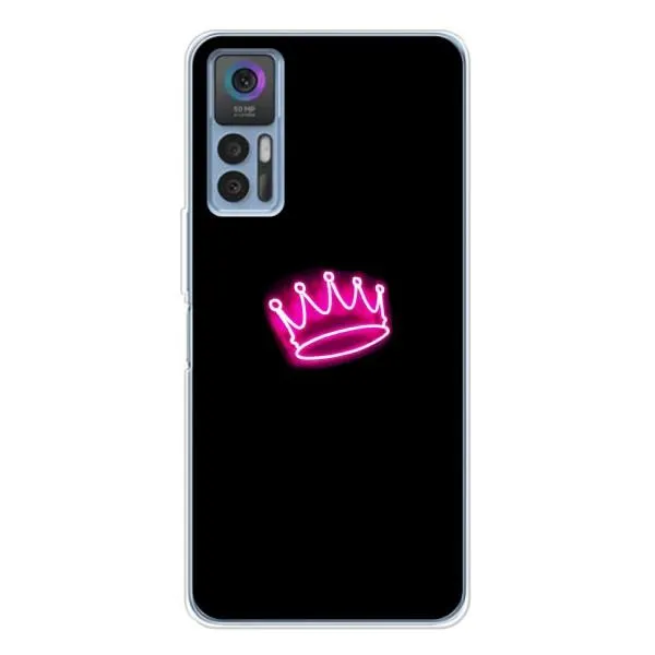 Чехол с принтом «Яркая корона» для TCL 30 Plus