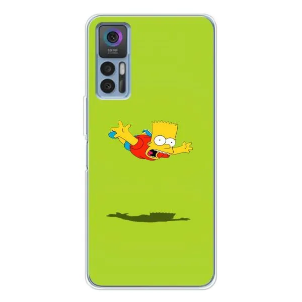 Чехол с принтом «Барт Симпсон» для TCL 30 Plus