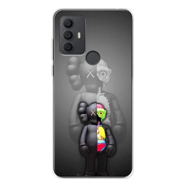Чехол с принтом «Тело Bearbrick» для TCL 30 SE
