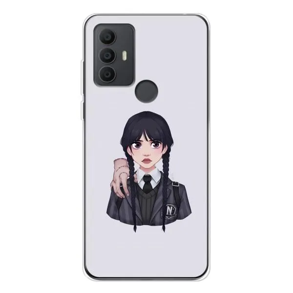 Чехол с принтом «Уэнздей и Вещь» для TCL 30 SE