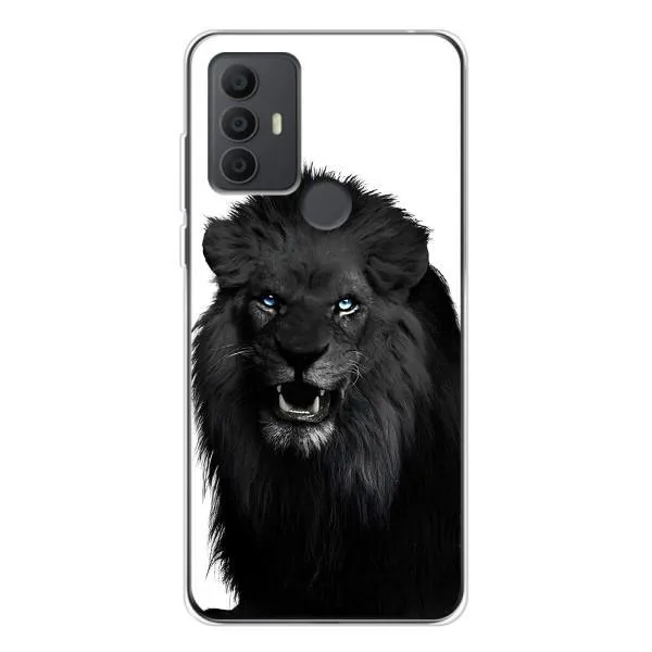 Чехол с принтом «Черный ЛЕВ» для TCL 306