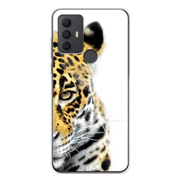 Чехол с принтом «Леопард» для TCL 306