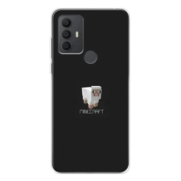 Чохол з принтом «Овечка Майнкрафт» для TCL 306