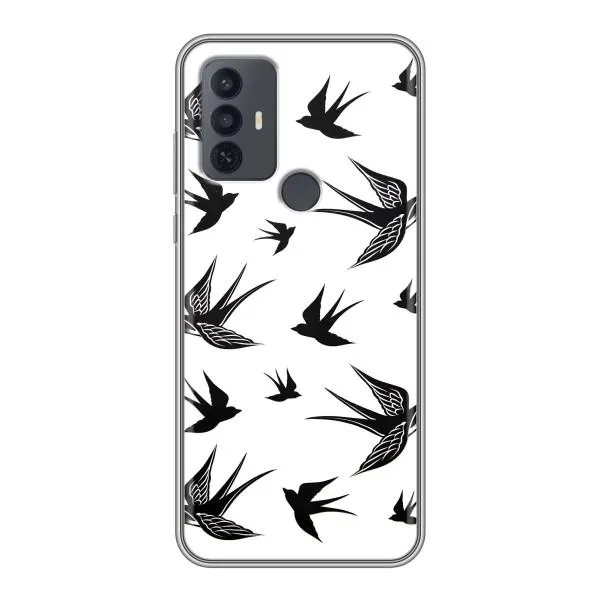 Чехол с принтом «Ласточки» для TCL 30E Чехол с принтом «Ласточки» для TCL 30E