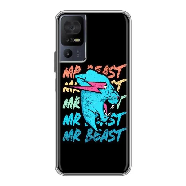Чехол с принтом «logo Mr beast» для TCL 40 SE