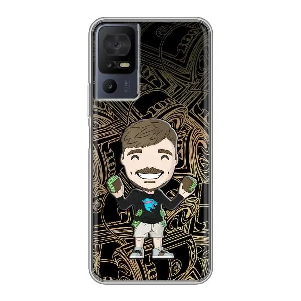 Чехол с принтом «Mister Beast» для TCL 40 SE