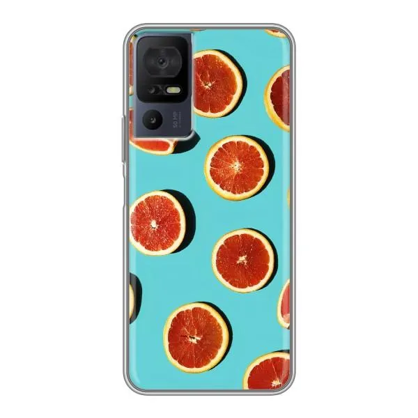 Чехол с принтом «Грейпфрут» для TCL 40 SE