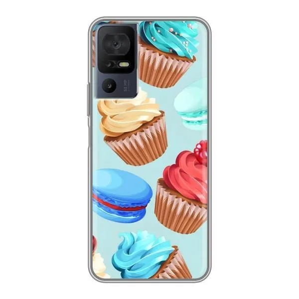 Чехол с принтом «Кексики» для TCL 40 SE