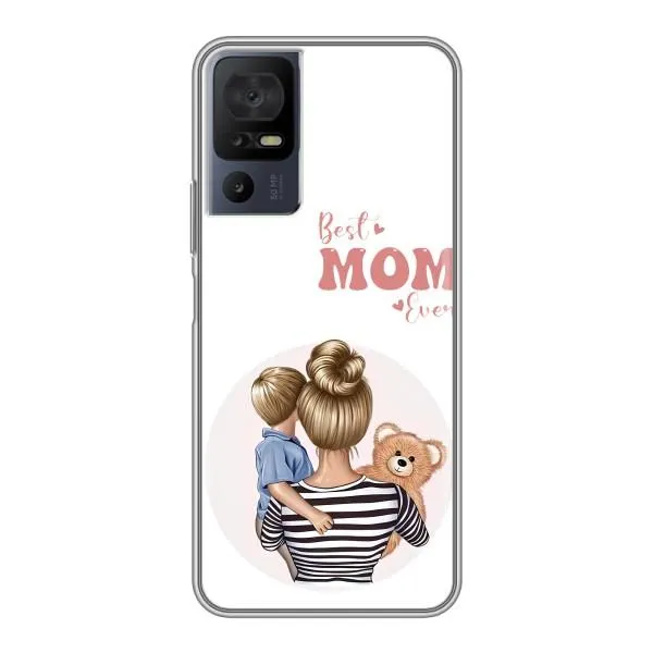 Чехол с принтом «Мама и сын» для TCL 40 SE