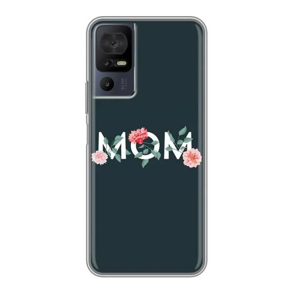 Чехол с принтом «Mom дизайн» для TCL 40 SE