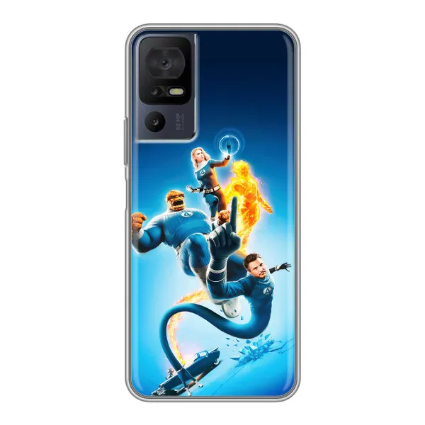 Чехол с принтом «Герои Фантастическая Четверка» для TCL 50 5G
