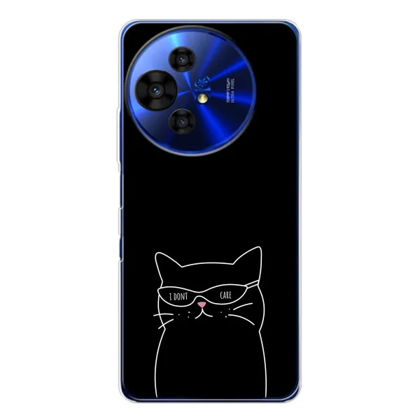 Чехол с принтом «Равнодушный кот» для TCL 50 NxtPaper Чехол с принтом «Равнодушный кот» для TCL 50 NxtPaper