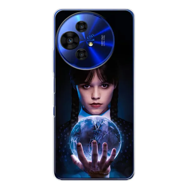 Чехол с принтом «Магическая сфера Уэнздей» для TCL 50 Pro NxtPaper