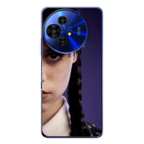 Чехол с принтом «Загадочный взгляд Уэнздей» для TCL 50 Pro NxtPaper