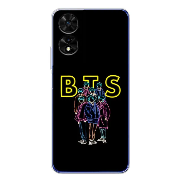Чехол с принтом «BTS стайл» для TCL 505 Чехол с принтом «BTS стайл» для TCL 505