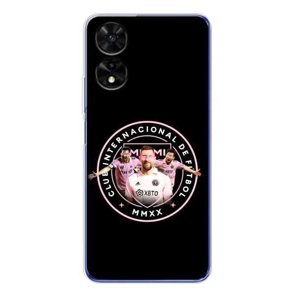Чехол с принтом «Месси в лого» для TCL 505
