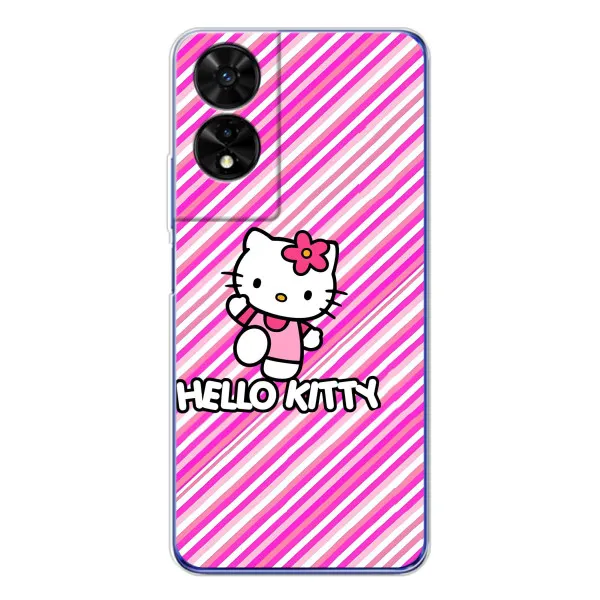 Чехол с принтом «Hello Kytty» для TCL 505 Чехол с принтом «Hello Kytty» для TCL 505