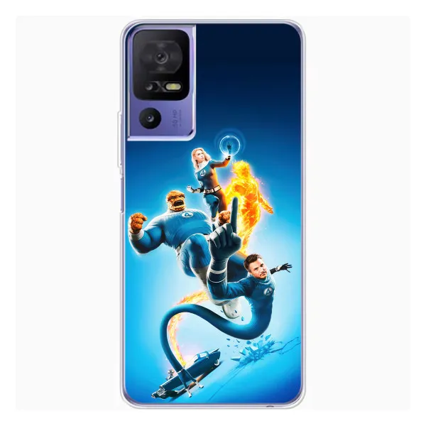 Чехол с принтом «Герои Фантастическая Четверка» для TCL 605