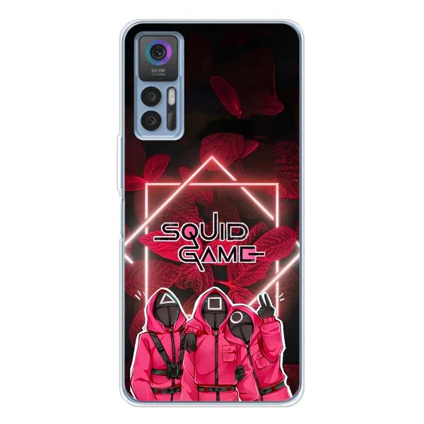 Чехол с принтом «Охранники Игра кальмара» для TCL K23 5G Чехол с принтом «Охранники Игра кальмара» для TCL K23 5G