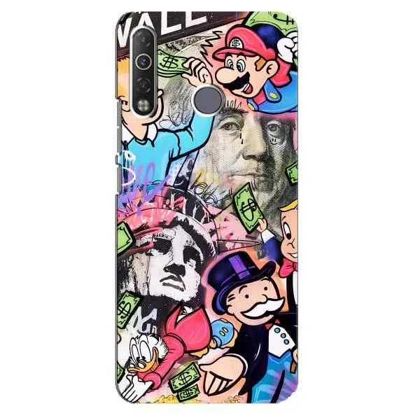 Чехол с принтом «Monopoly man» для TECNO Camon 12 Air CC6 Чехол с принтом «Monopoly man» для TECNO Camon 12 Air CC6