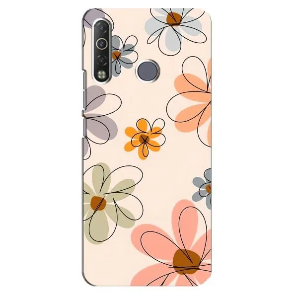 Чехол с принтом «Разноцветные цветы» для TECNO Camon 12 Air CC6 Чехол с принтом «Разноцветные цветы» для TECNO Camon 12 Air CC6