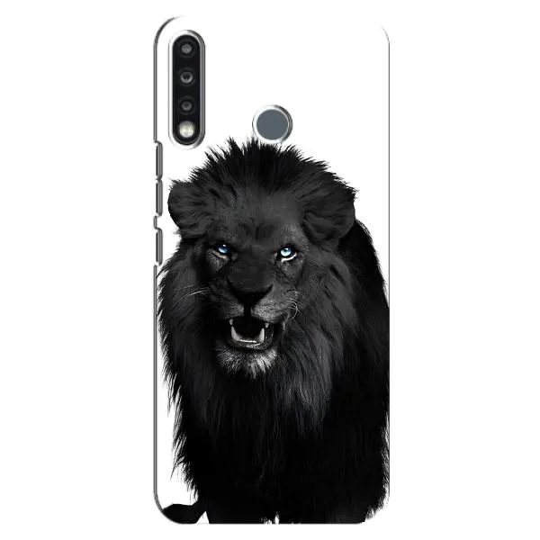 Чехол с принтом «Черный ЛЕВ» для TECNO Camon 12 CC7 Чехол с принтом «Черный ЛЕВ» для TECNO Camon 12 CC7