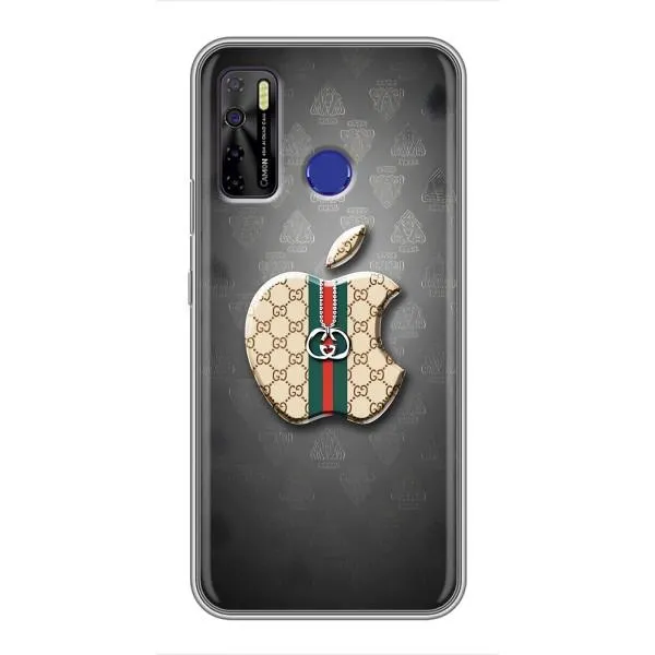 Чехол с принтом «Apple gucci» для TECNO Camon 15 Air