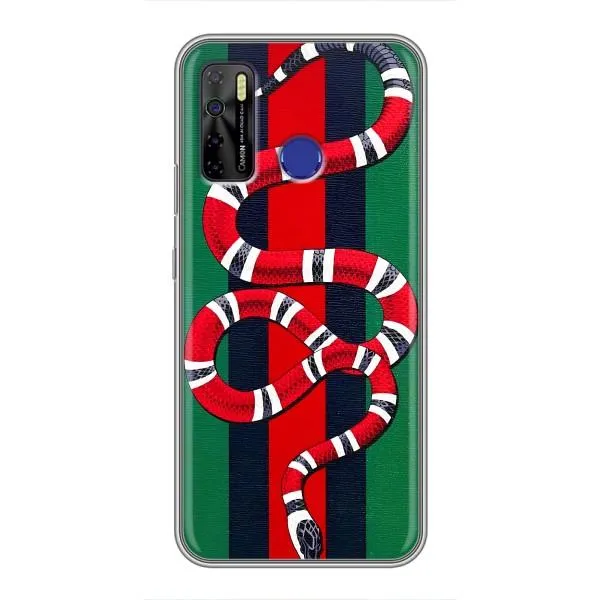 Чехол с принтом «Gucci змия» для TECNO Camon 15 Air