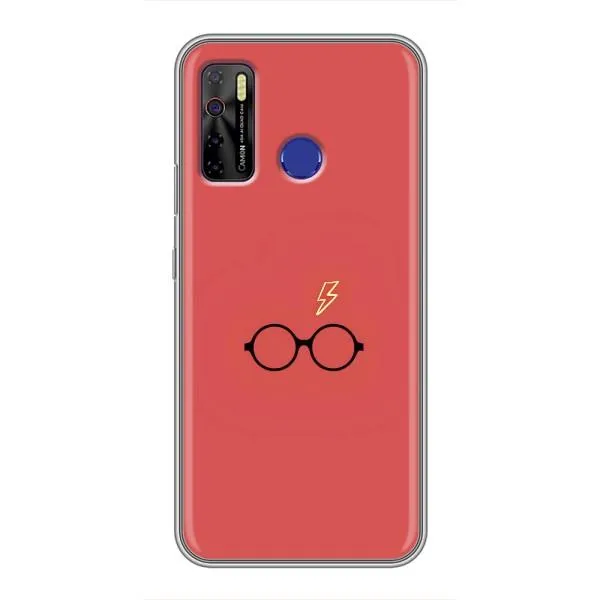 Чехол с принтом «шрам и очки» для TECNO Camon 15 Air Чехол с принтом «шрам и очки» для TECNO Camon 15 Air
