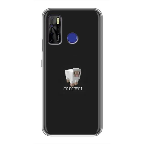 Чехол с принтом «Овечка Майнкрафт» для TECNO Camon 15 Air