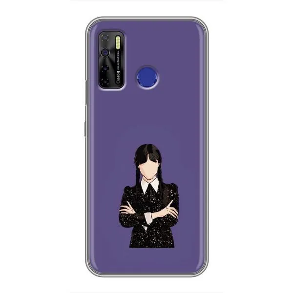 Чехол с принтом «Уэнздей в черном» для TECNO Camon 15 Air