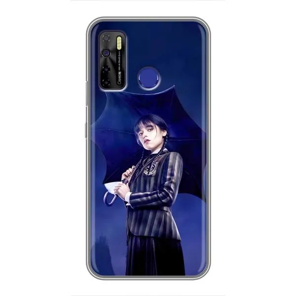 Чехол с принтом «Уэнздей с зонтом» для TECNO Camon 15 Air