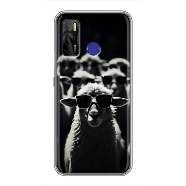 Чехол с принтом «Овечка в очках» для TECNO Camon 15 Air Чехол с принтом «Овечка в очках» для TECNO Camon 15 Air