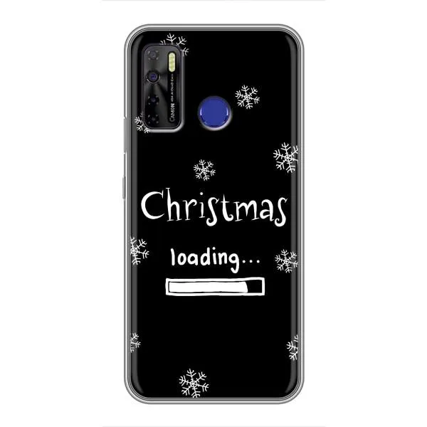 Чехол с принтом «Christmas loading» для TECNO Camon 15 Air Чехол с принтом «Christmas loading» для TECNO Camon 15 Air