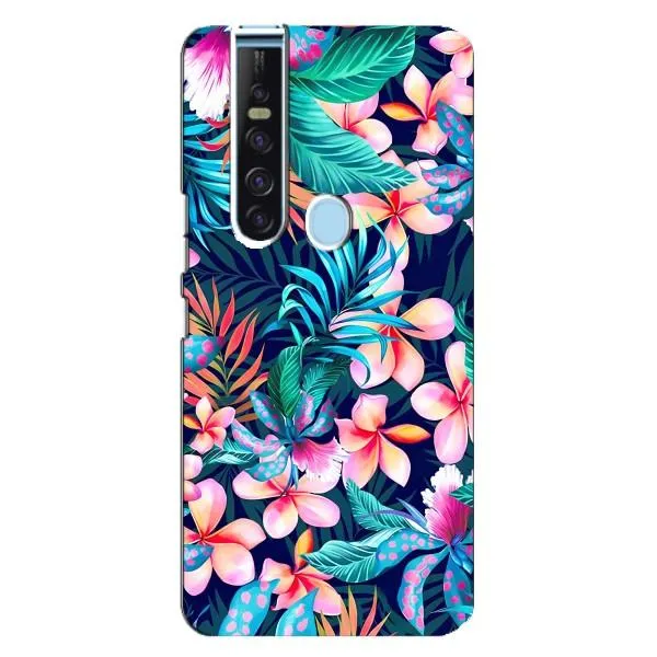 Чехол с принтом «Красочные цветы» для TECNO Camon 15 Pro