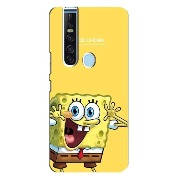 Чехол с принтом «Губка Боб» для TECNO Camon 15 Pro Чехол с принтом «Губка Боб» для TECNO Camon 15 Pro